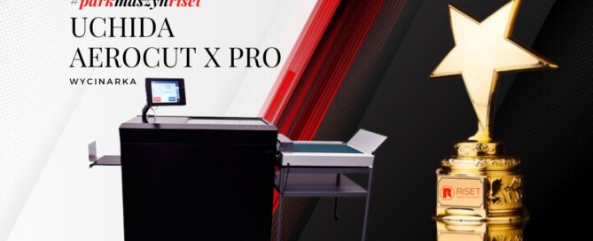 Wycinarka Uchida Aerocut X-Pro gwarantuje profesjonalne wycinanie, perforację oraz bigowanie. Wszystko to odbywa się podczas pracy nad jednym arkuszem.