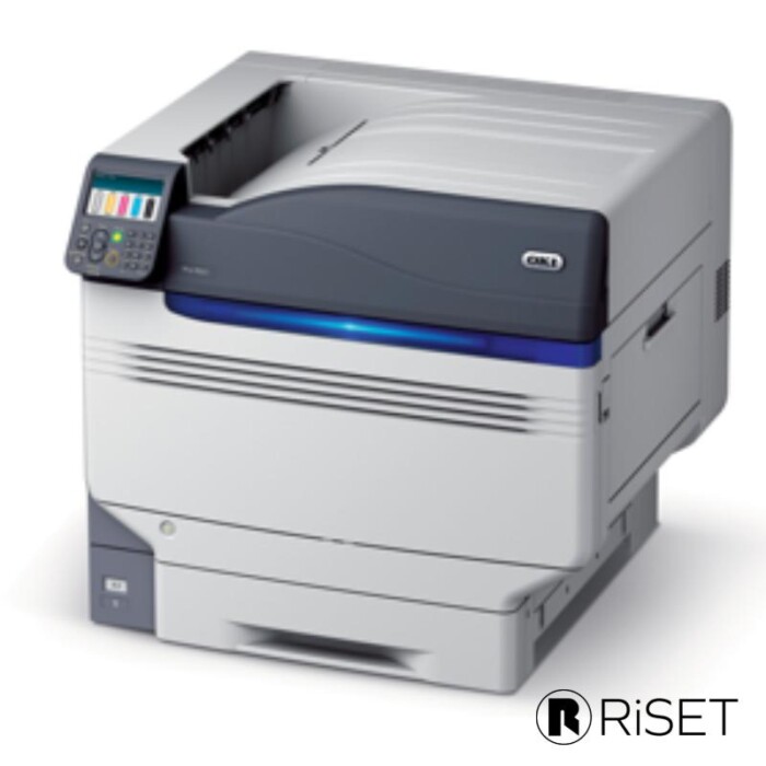 Innowacyjna drukarka kolorowa Pro9541 przenosi cyfrowe drukowanie na kolejny poziom, dzięki opcji wydruku CMYK i dodatkowemu piątemu białemu lub błyszczącemu kolorowi w celu uzyskania wysokiej jakości oraz wydajności i umożliwienia druku na żądanie.